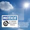 Signmission All Drivers Must Chock Wheels OSHA Notice Sign, Vinyl Decal, 10in W x 7in L, 2PK OS-2PACK-NS-D-710-L-15219 - alternate 4